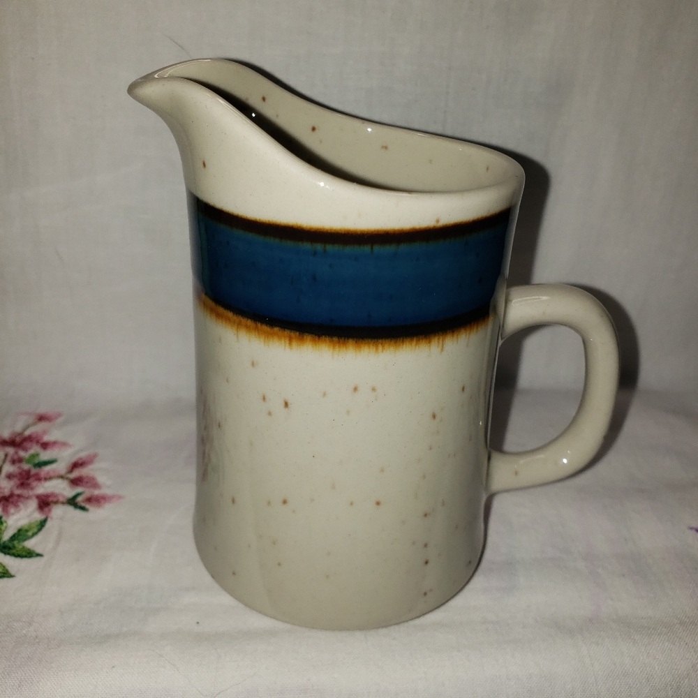 Vintage Sango Rainbow Stoneware Creamer Or Pitcher Made In Japan
